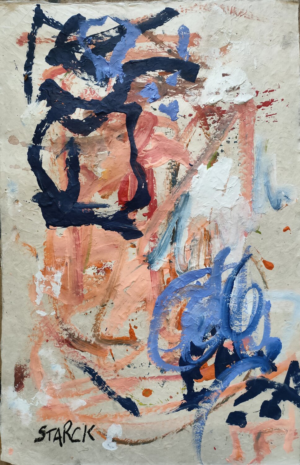 What do you think about this orange pastel ? Emily Starck