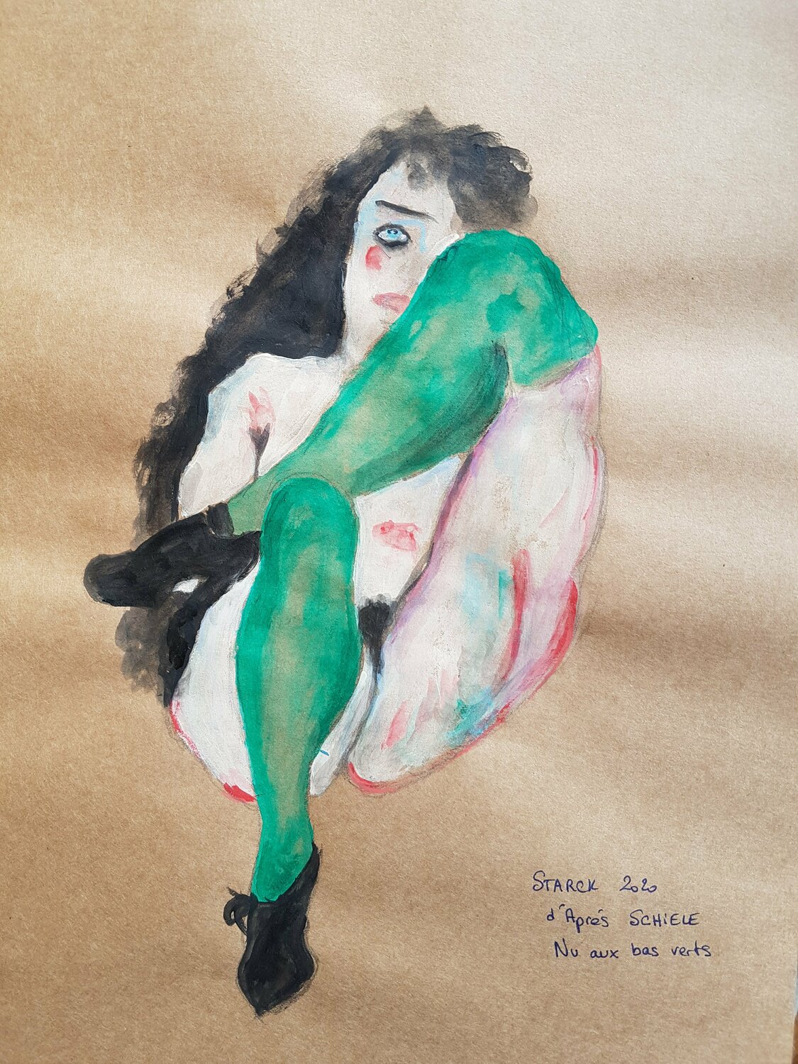 Étude Schiele Emily Starck