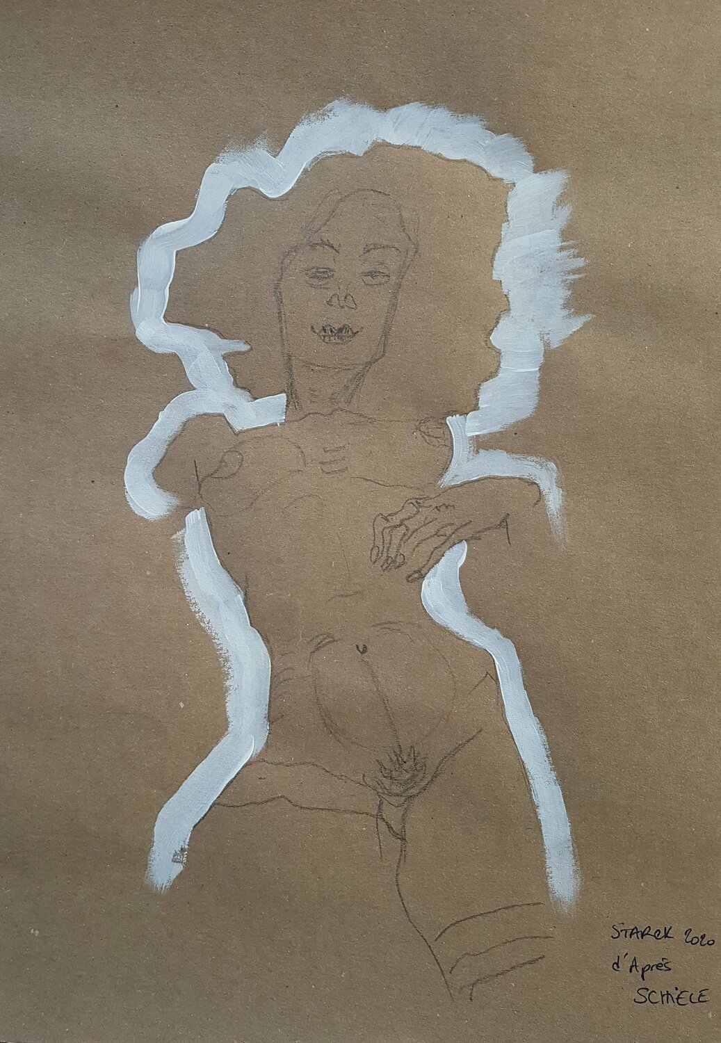 Étude Schiele 3 Emily Starck