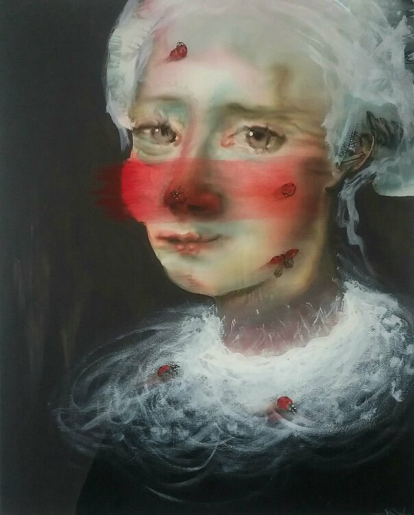 Lady with Ladybirds Sabina Šinko
