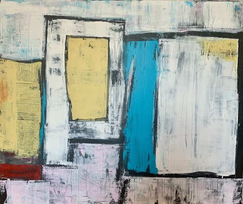Urban poetry di Flavia Birsan, Pittura in vendita su Singulart