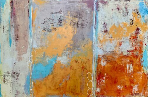 Walls in Rome di Flavia Birsan, Pittura in vendita su Singulart