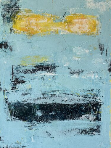 Sunset Said Maybe van Flavia Birsan, Schilderij te koop op Singulart