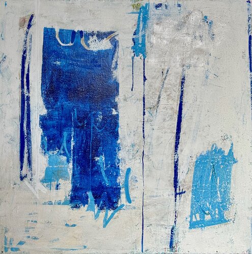 Between Hello and farewell de Flavia Birsan, Pintura a la venta en Singulart
