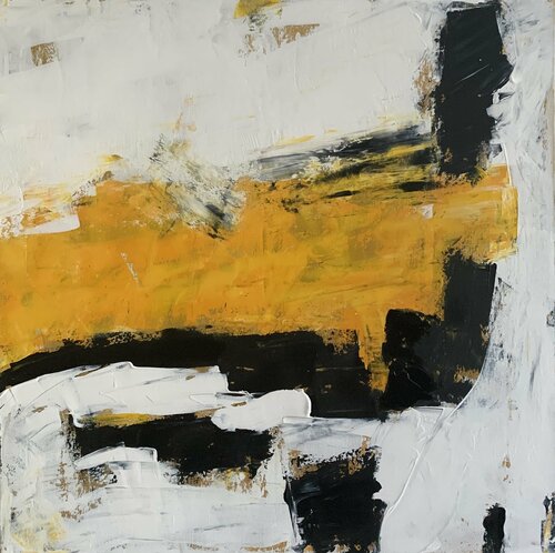 Interlude on White di Flavia Birsan, Pittura in vendita su Singulart