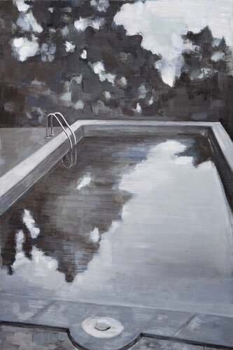 "Schwimmbad I " di Carolin Beyer, Pittura in vendita su Singulart