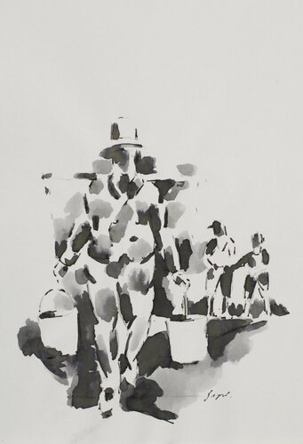 Hamburger Hummel by Carolin Beyer, Work on Paper for Sale on Singulart