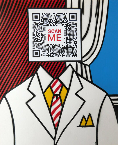 Big Brother is controlling you van Benny The Kid, Werk op papier te koop op Singulart