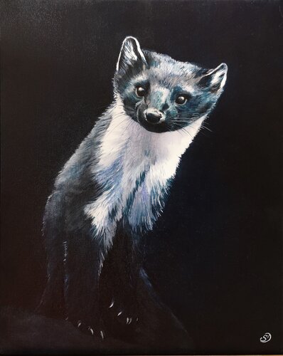 Petite fouine van Sabine Ducarn, Schilderij te koop op Singulart
