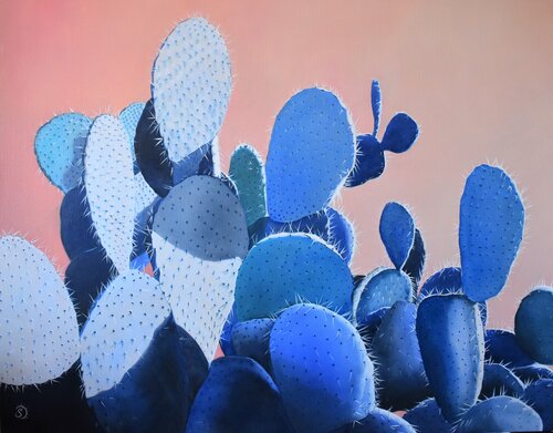 Cactus von Sabine Ducarn, Malerei kaufen auf Singulart
