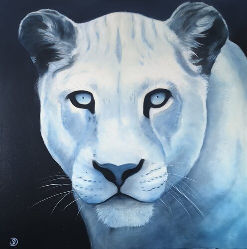 Lionne van Sabine Ducarn, Schilderij te koop op Singulart