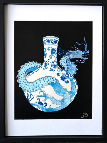 Dragon Escape von Sabine Ducarn, Zeichnungen kaufen auf Singulart