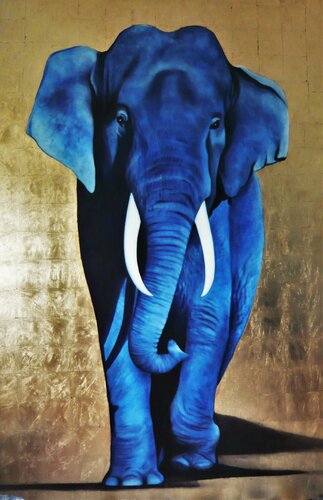 Hathi von Sabine Ducarn, Malerei kaufen auf Singulart