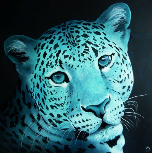 Panthère von Sabine Ducarn, Malerei kaufen auf Singulart