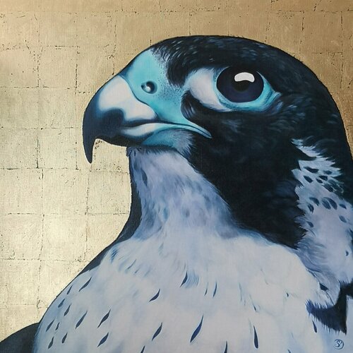 Faucon by Sabine Ducarn, 회화 for Sale on Singulart