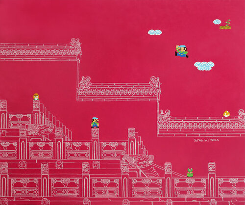 unknown world No.4 van Jia Yuan Hua, Schilderij te koop op Singulart