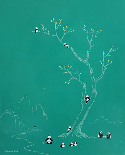 Little world No.7 ( Original ) di Jia Yuan Hua, Pittura in vendita su Singulart
