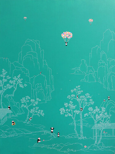 Little World No.8 par Jia Yuan Hua, Peinture en vente sur Singulart