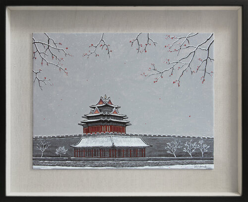Beautiful Snow de Jia Yuan Hua, Pintura a la venta en Singulart