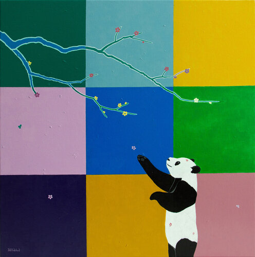 Falling Flowers par Jia Yuan Hua, Peinture en vente sur Singulart