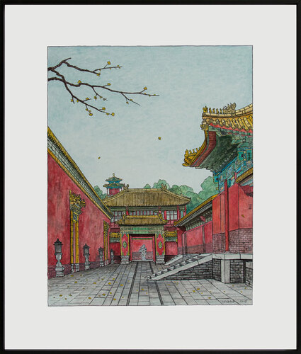 Forbidden City No.2 par Jia Yuan Hua, Peinture en vente sur Singulart