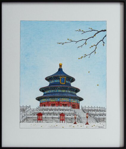 Temple of Heaven No.1 de Jia Yuan Hua, Pintura a la venta en Singulart