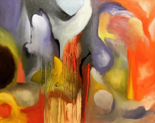 Abstract 16 di Niki Sands, Pittura in vendita su Singulart