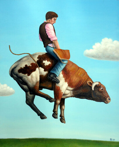 "Rodeo" par Grigor Velev, Peinture en vente sur Singulart
