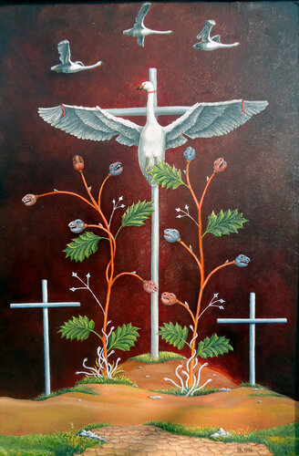 "The Swan" von Grigor Velev, Malerei kaufen auf Singulart