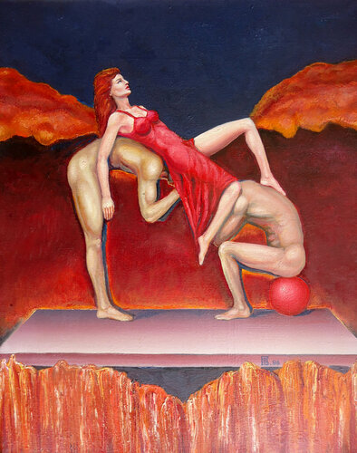 "In Private" van Grigor Velev, Schilderij te koop op Singulart