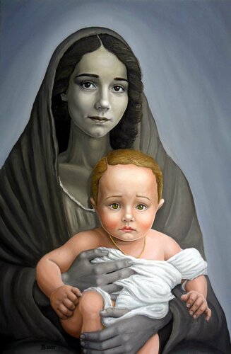 "Nativity II" van Grigor Velev, Schilderij te koop op Singulart
