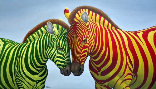 "Family II" par Grigor Velev, Peinture en vente sur Singulart