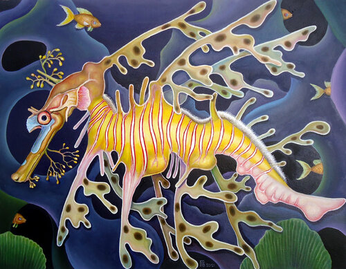 "Seadragon II" par Grigor Velev, Peinture en vente sur Singulart