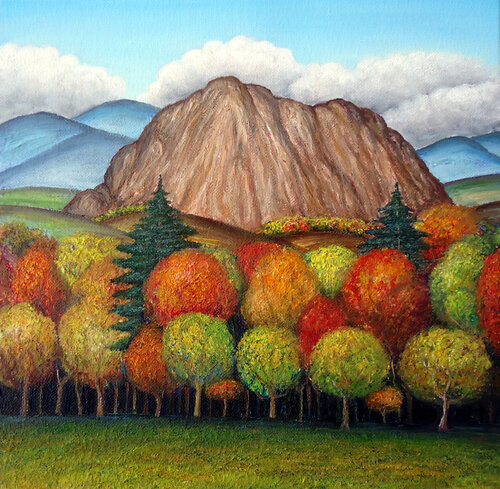 "Early Autumn" par Grigor Velev, Peinture en vente sur Singulart