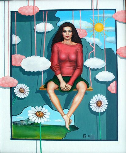 "Pink Dream" van Grigor Velev, Schilderij te koop op Singulart