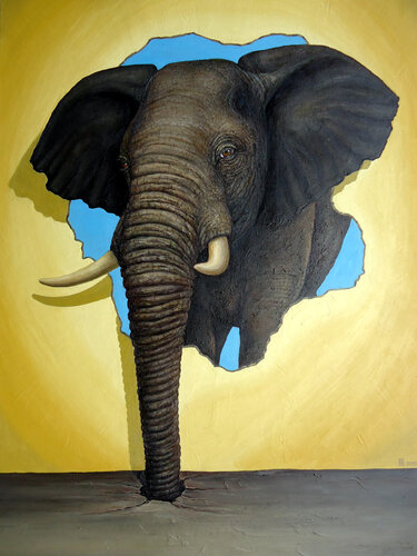 "Breakthrough" van Grigor Velev, Schilderij te koop op Singulart