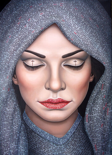 "Prayer III" van Grigor Velev, Schilderij te koop op Singulart