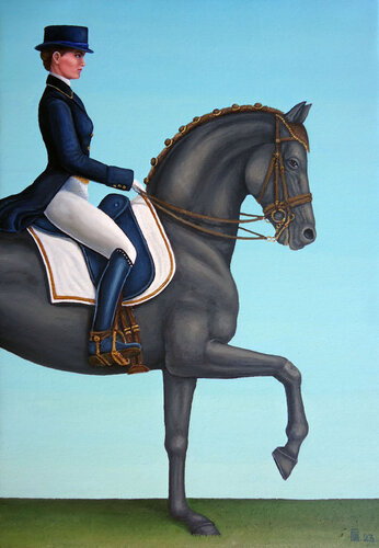 "Congruent Dressage II" van Grigor Velev, Schilderij te koop op Singulart