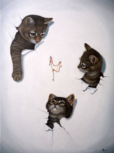 "Curiosity Unleashed" von Grigor Velev, Malerei kaufen auf Singulart