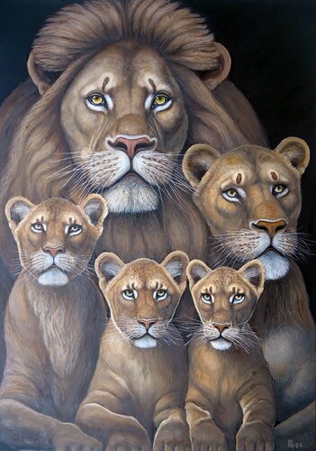"Regal Unity" van Grigor Velev, Schilderij te koop op Singulart