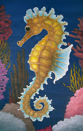 "Seahorse III" von Grigor Velev, Malerei kaufen auf Singulart