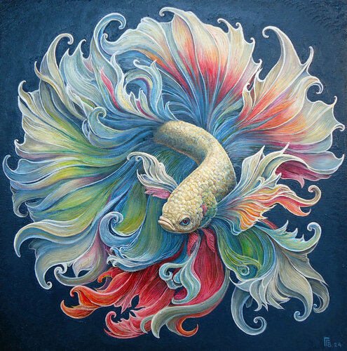 "Waves of Serenity" van Grigor Velev, Schilderij te koop op Singulart