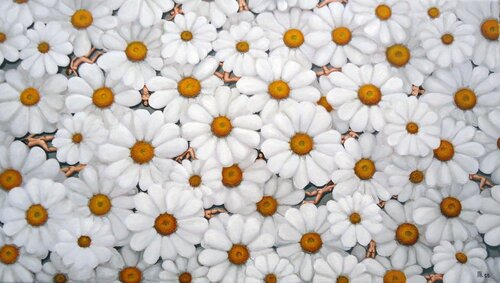 "Hidden in Bloom" di Grigor Velev, Pittura in vendita su Singulart