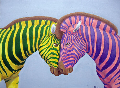"Kindred Hues" van Grigor Velev, Schilderij te koop op Singulart