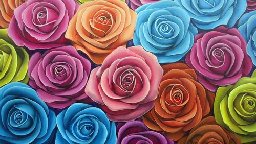 "Floral Rhapsody" von Grigor Velev, Malerei kaufen auf Singulart