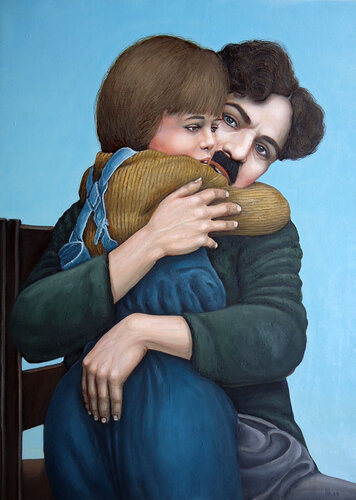 "The Hug" by Grigor Velev, Painting for Sale on Singulart