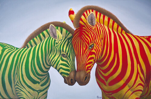 "Family III" van Grigor Velev, Schilderij te koop op Singulart