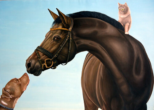 "Good Fortune" di Grigor Velev, Pittura in vendita su Singulart