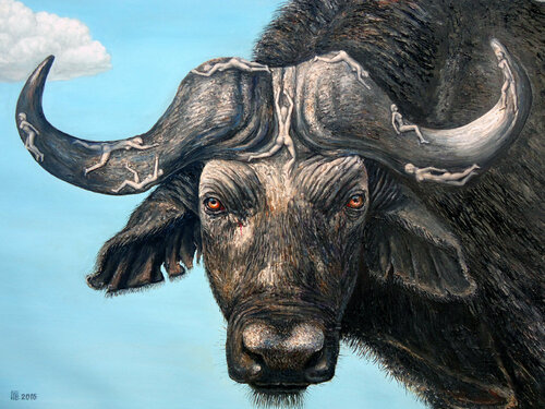 "Ox" di Grigor Velev, Pittura in vendita su Singulart