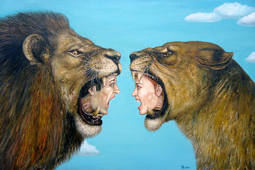 "Rage" di Grigor Velev, Pittura in vendita su Singulart